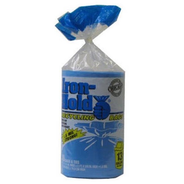 Protectionpro 618781 30 Count; 13 Gallon; Blue Recycling Bags PR137621